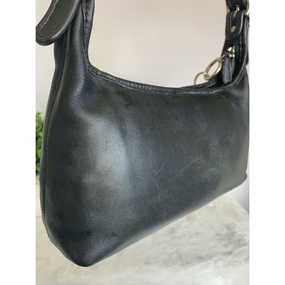 Coach Vintage Legacy 9059 Small Hobo Shoulder Bag Black Made in USA - Picture 4 of 16